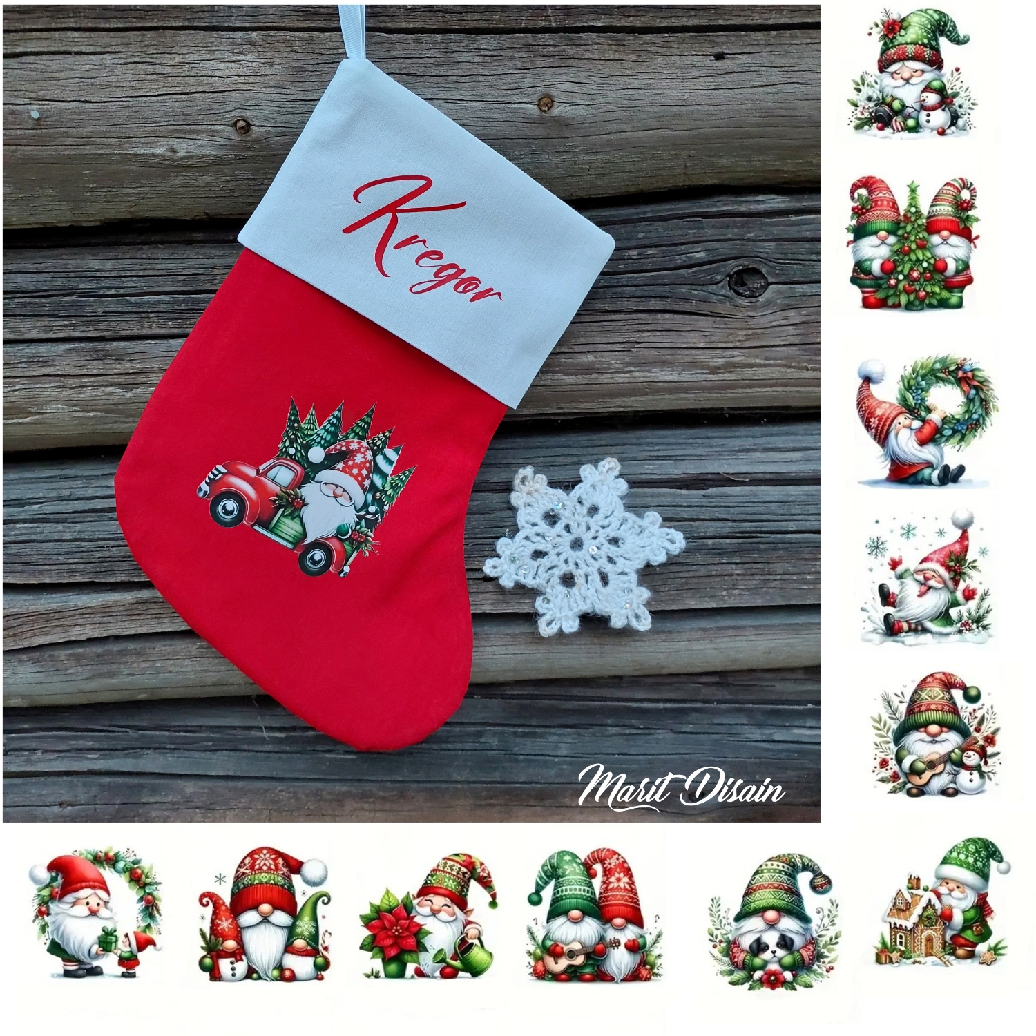 Loo oma lapsele tõeliselt maagiline jõuluaeg ning telli päkapikususs tema nimega!
Isikupärane suss toob kindlasti igale lapsele rõõmu ja teeb päkapikuootuse vee