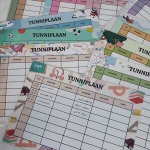 LAMINEERITUD TUNNIPLAAN